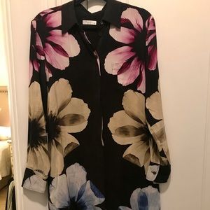Equipment Floral Button Down Dress